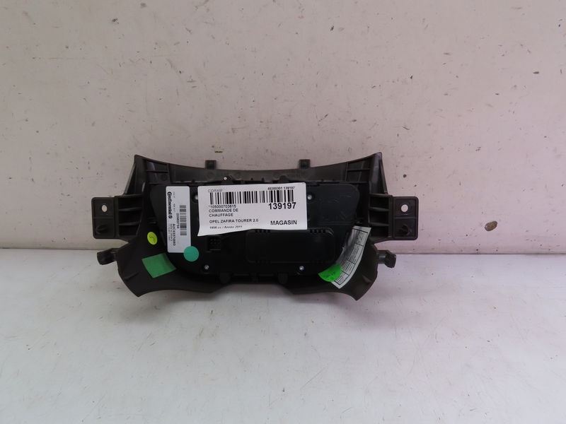 Commande de chauffage Opel ZAFIRA TOURER C (P12) 2.0 cdti (75) (2011)
