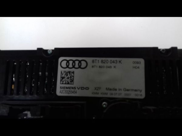Commande de chauffage Audi A5 (8T3) S5 quattro (2011-2017)