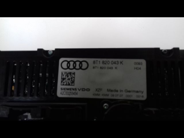 Commande de chauffage Audi A5 (8T3) S5 quattro (2011-2017)
