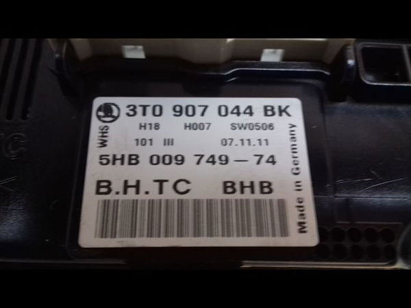 Commande de chauffage Skoda YETI (5L) 2.0 tdi (2011-2017)