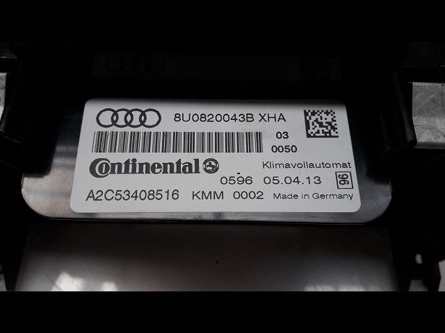 Commande de chauffage Audi Q3 (8UB, 8UG) 2.0 tdi (2011-2018)