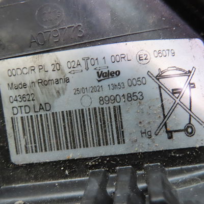 Phare droit Renault LAGUNA III (BT0-1) 2.0 dci (bt01, bt08, bt09, bt0e, bt0k, bt12, bt1c, bt1d,... (2007-2015) 5 portes