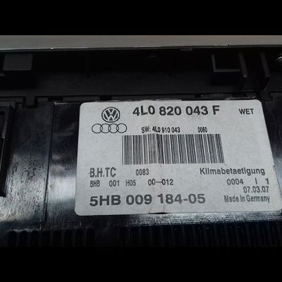Commande de chauffage Audi Q7 (4LB) 3.0 tdi quattro (2006-2008) 5 portes