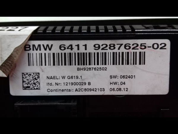 Commande de chauffage Bmw 3 Touring (E91) 320 d xdrive (2008-2010)
