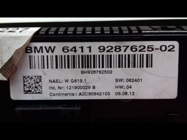 Commande de chauffage Bmw 3 Touring (E91) 320 d xdrive (2008-2010)