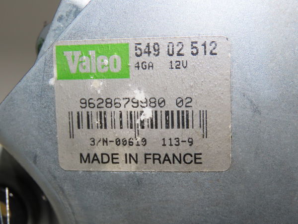 Moteur essuie-glace arrière Peugeot 206 3-5 portes (2A-C) 1.4 i (1998-2012) 3 portes