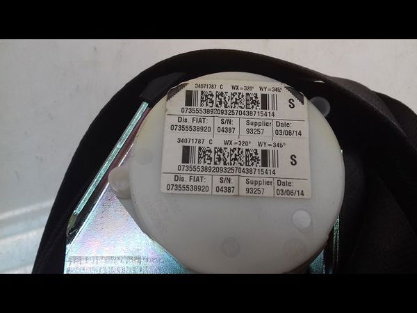 Ceinture arrière gauche Fiat BRAVO II (198_) 1.6 d multijet (198axm1b) (2008-2014)