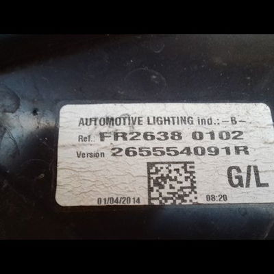 Feu arrière gauche Renault CLIO IV (BH_) 1.5 dci 90 (2012) 5 portes
