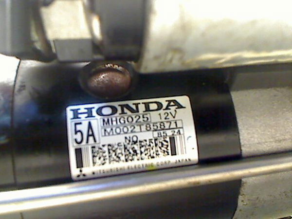 Démarreur Honda CIVIC VIII Hatchback (FN, FK) 2.2 ctdi (fk3) (2005) 5 portes