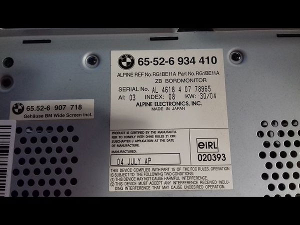 Autoradio Bmw 3 (E46) 320 d (1998-2001)
