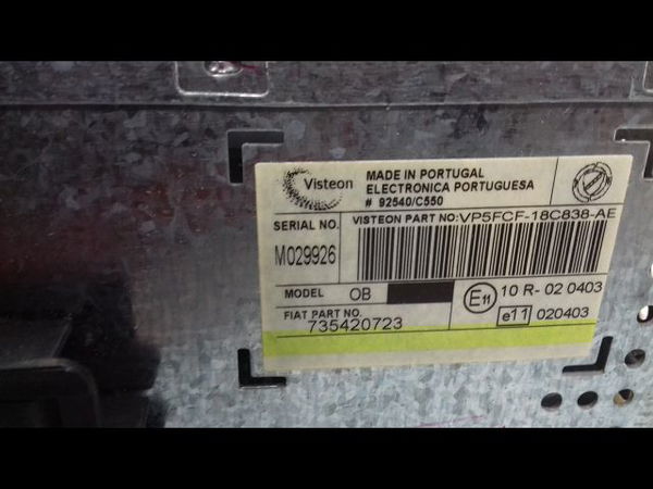 Autoradio Fiat STILO Multi Wagon (192_) 1.9 d multijet (2005-2008)