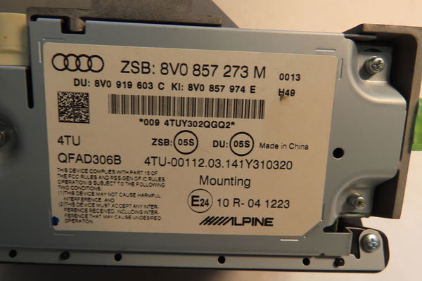 Afficheur digital AUDI A3