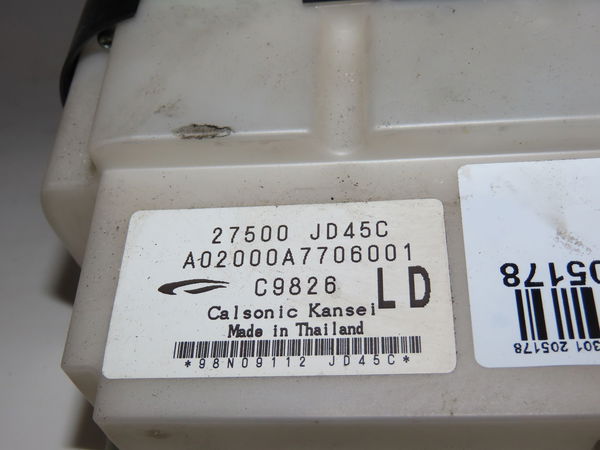 Commande de chauffage Nissan QASHQAI - QASHQAI 2 I (J10, NJ10, JJ10E) 1.5 dci (2010-2013)