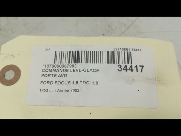 Commande lève-glace porte avant droite Ford FOCUS I Clipper (DNW) 1.8 tdci (2001-2004)