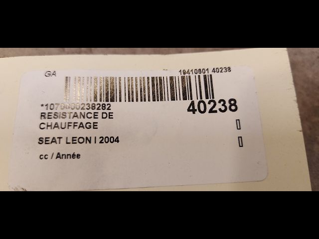Resistance de chauffage SEAT LEON I