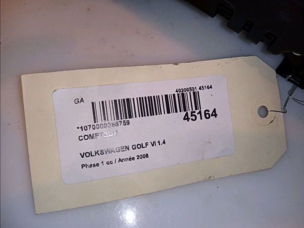 Compteur Volkswagen GOLF VI (5K1) 1.4 tsi (2008-2012) 5 portes