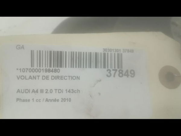 Volant de direction Audi A4 B8 (8K2) 2.0 tdi (2007-2015)