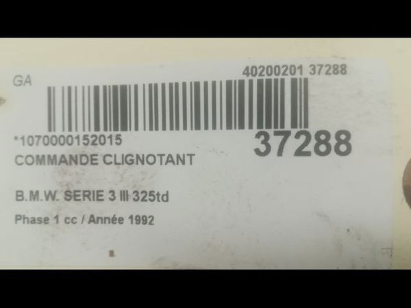 Commande clignotant B.M.W. SERIE 3 III  325td