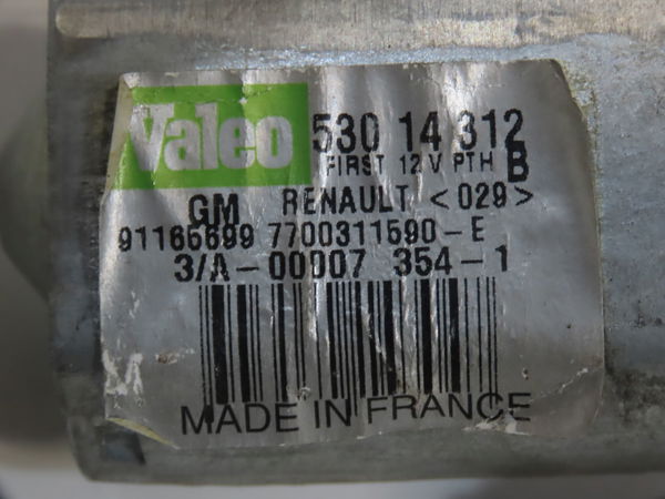 Moteur essuie-glace ar droit Renault TRAFIC II Autobus-Autocar (JL) 2.0 dci 115 (2006)